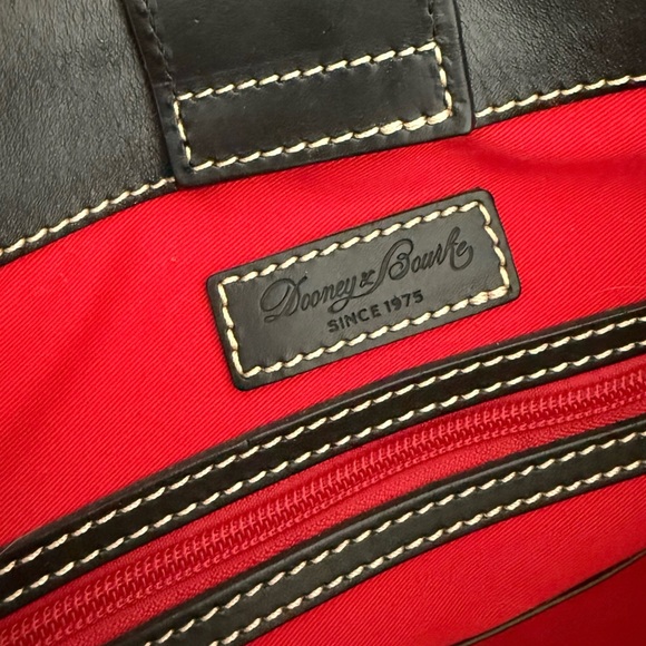 Dooney & Bourke Florentine Leather Ashton Tote Handbag in Black - Picture 8 of 8